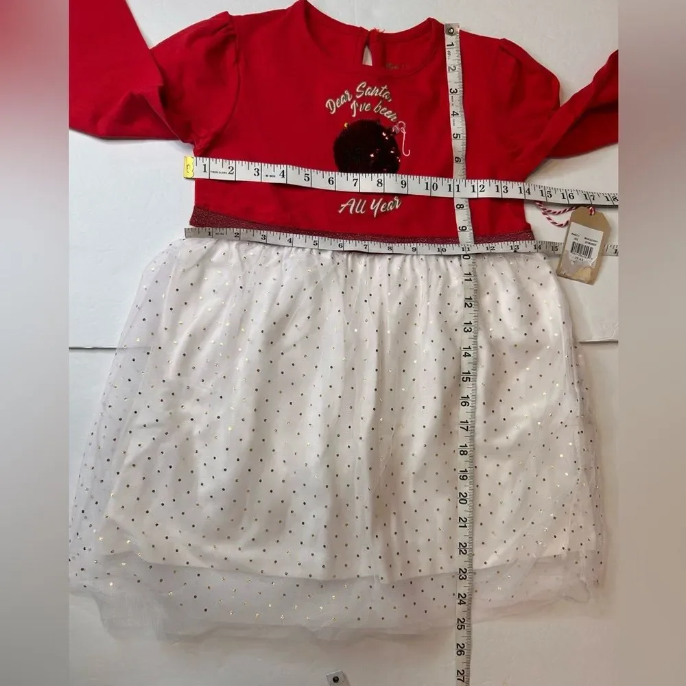 NWT Christmas Dress Girl’s Nice |Naughty Size XS. Magical Season. Multicolor